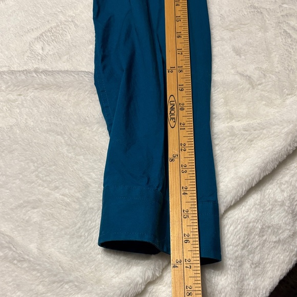 Express Men's Teal Button Down Shirt - Picture 6 of 7